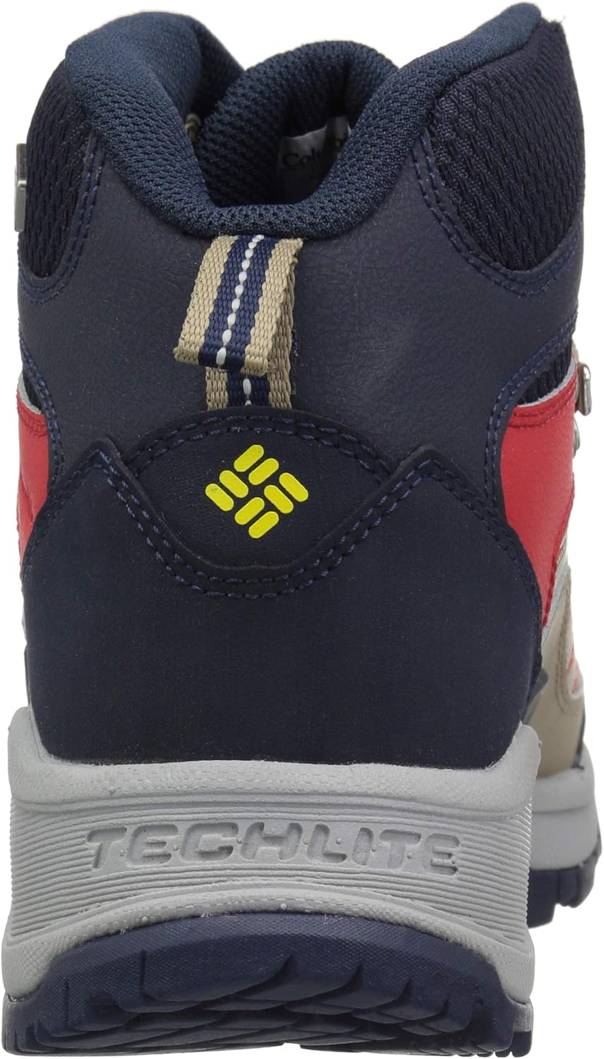 Columbia мужские треккинговые ботинки Table Rock Outdry, Collegiate Navy, Acid Yellow — фото 3