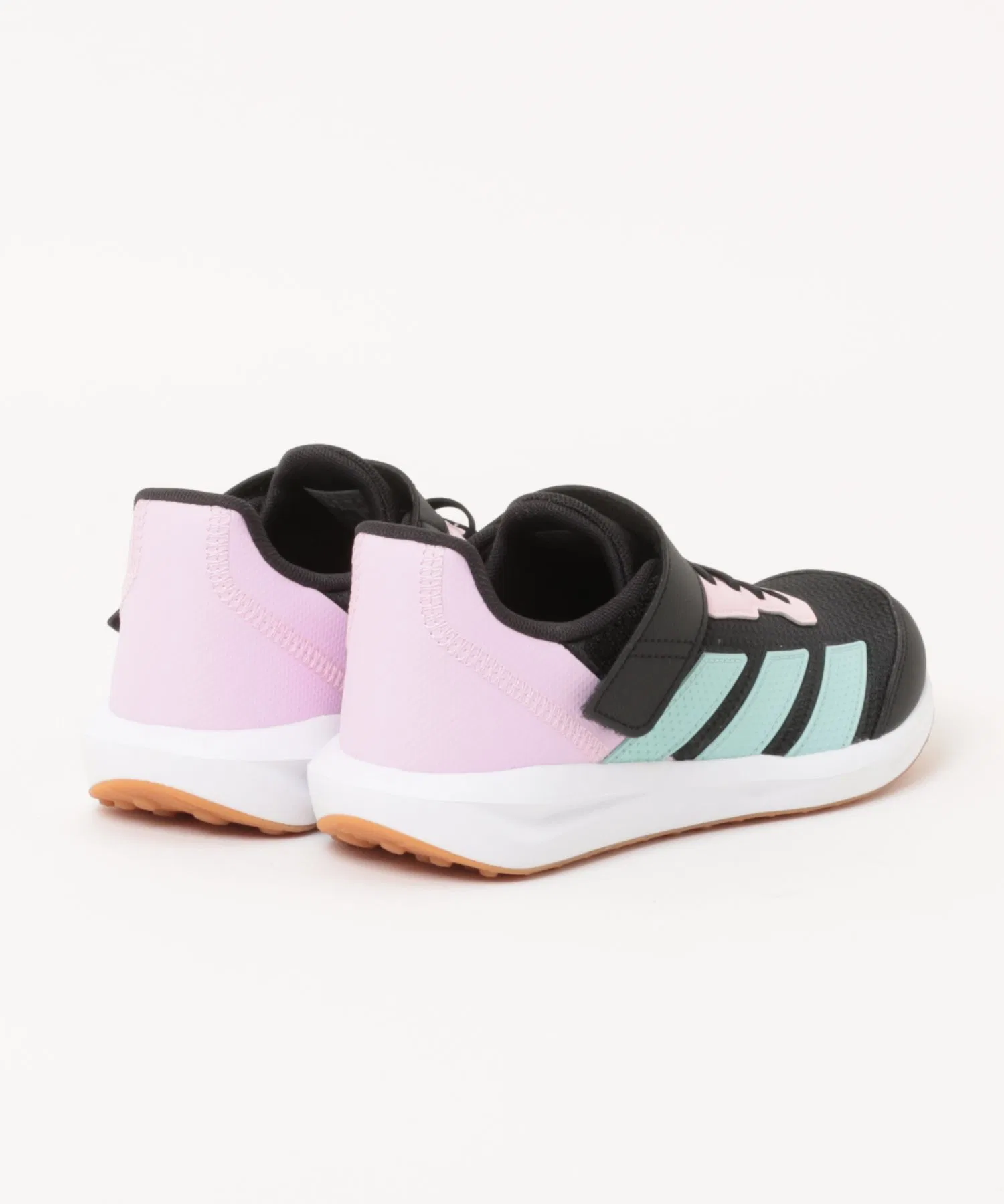 Детские кроссовки adidas FAITO EL K спортивные для бега чёрные — фото 2
