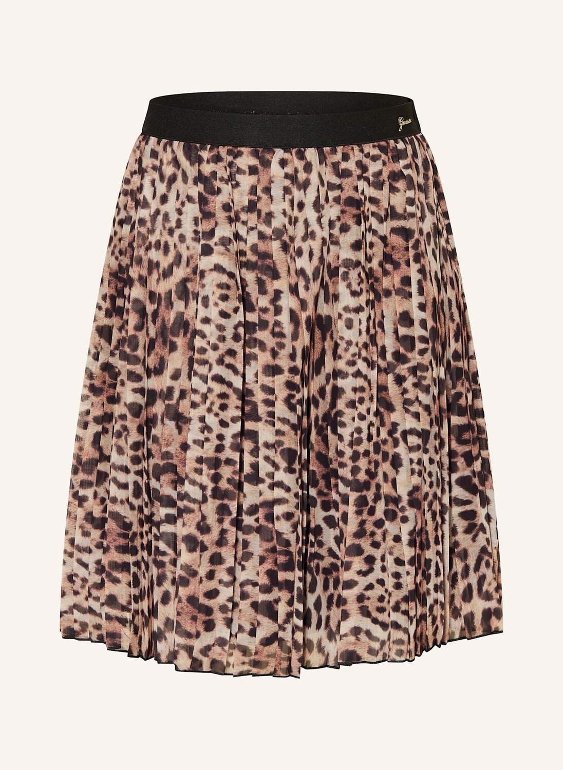

Плиссированная юбка GUESS, цвет HELLBRAUN/SCHWARZ