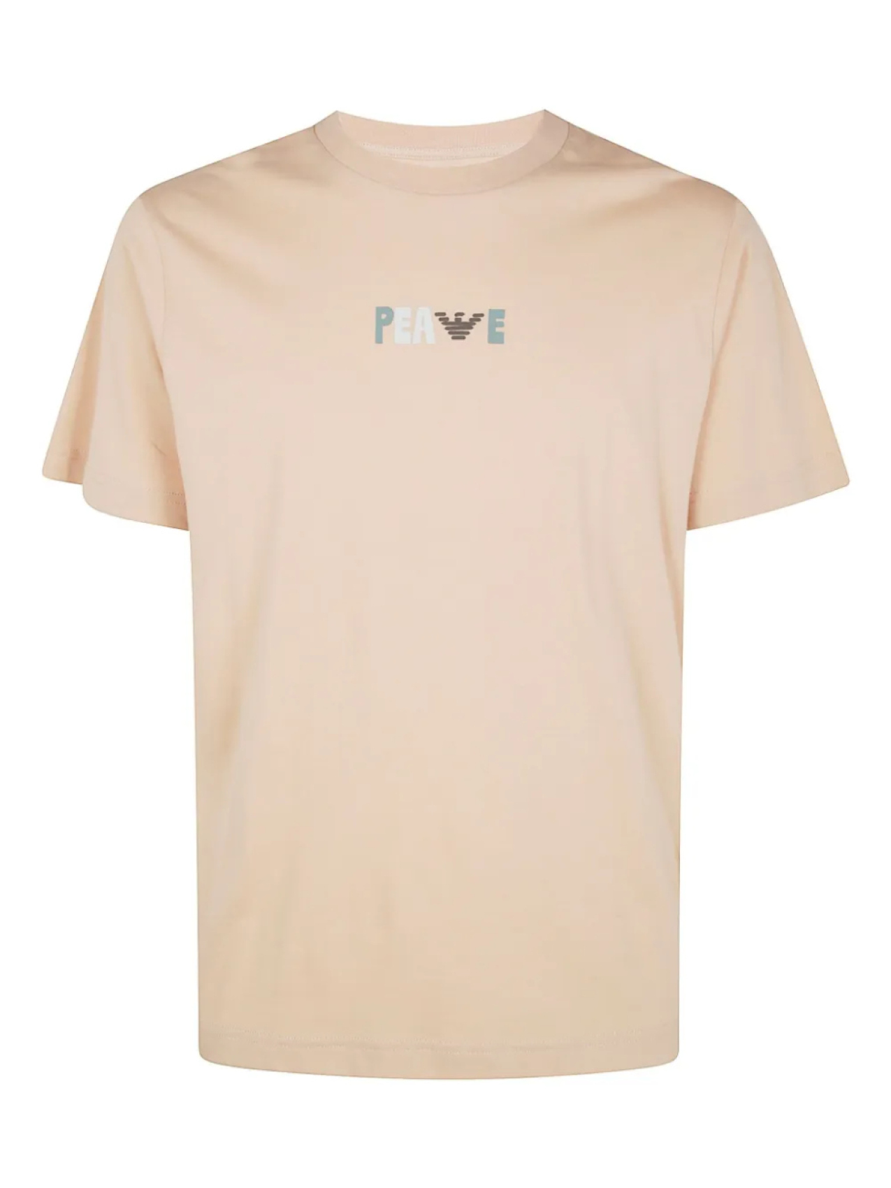 

Футболка из хлопка Emporio Armani, розовый