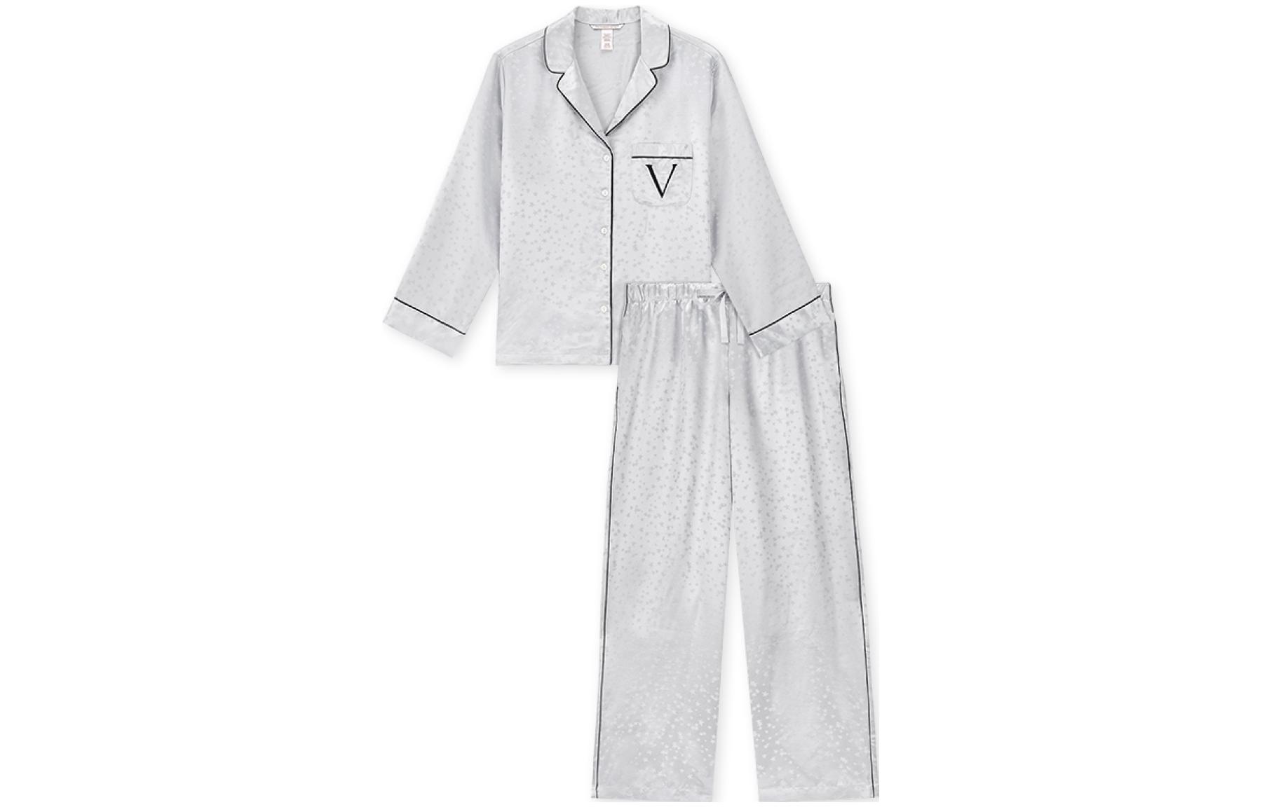 Пижамный комплект унисекс пепельно-серый Victoria's Secret