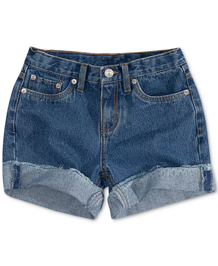 

Шорты Girlfriend для девушек plus-size Levi's, синий