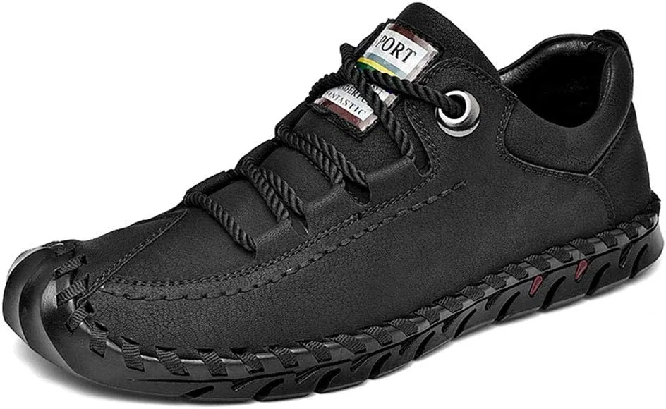 Лоферы мужские кожаные UPIShi Penny Loafers, черный
