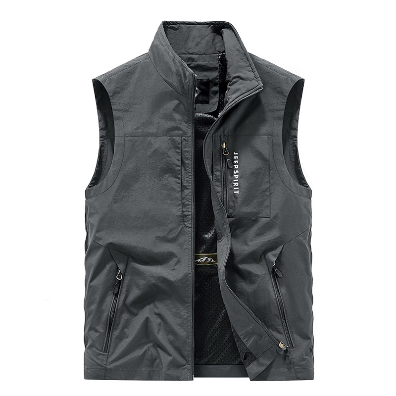 

JEEP SPIRIT Мужская жилетка, Dark Gray