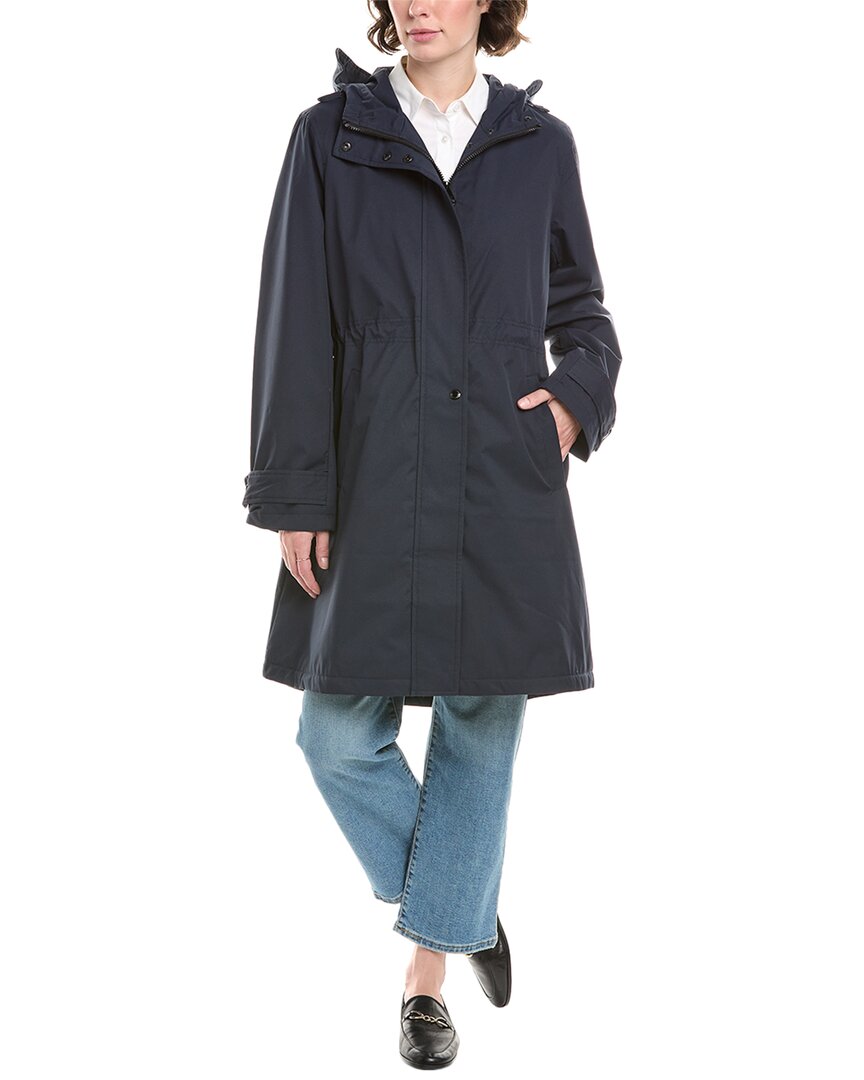 

Пальто с капюшоном Sam Edelman, синий