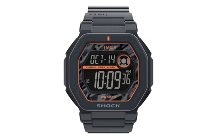 

TIMEX Часы Command Collection Wrist Watch Electronic Movement Resin Strap 45mm Black Dial Men's Watch TW2V93800, Black Dial