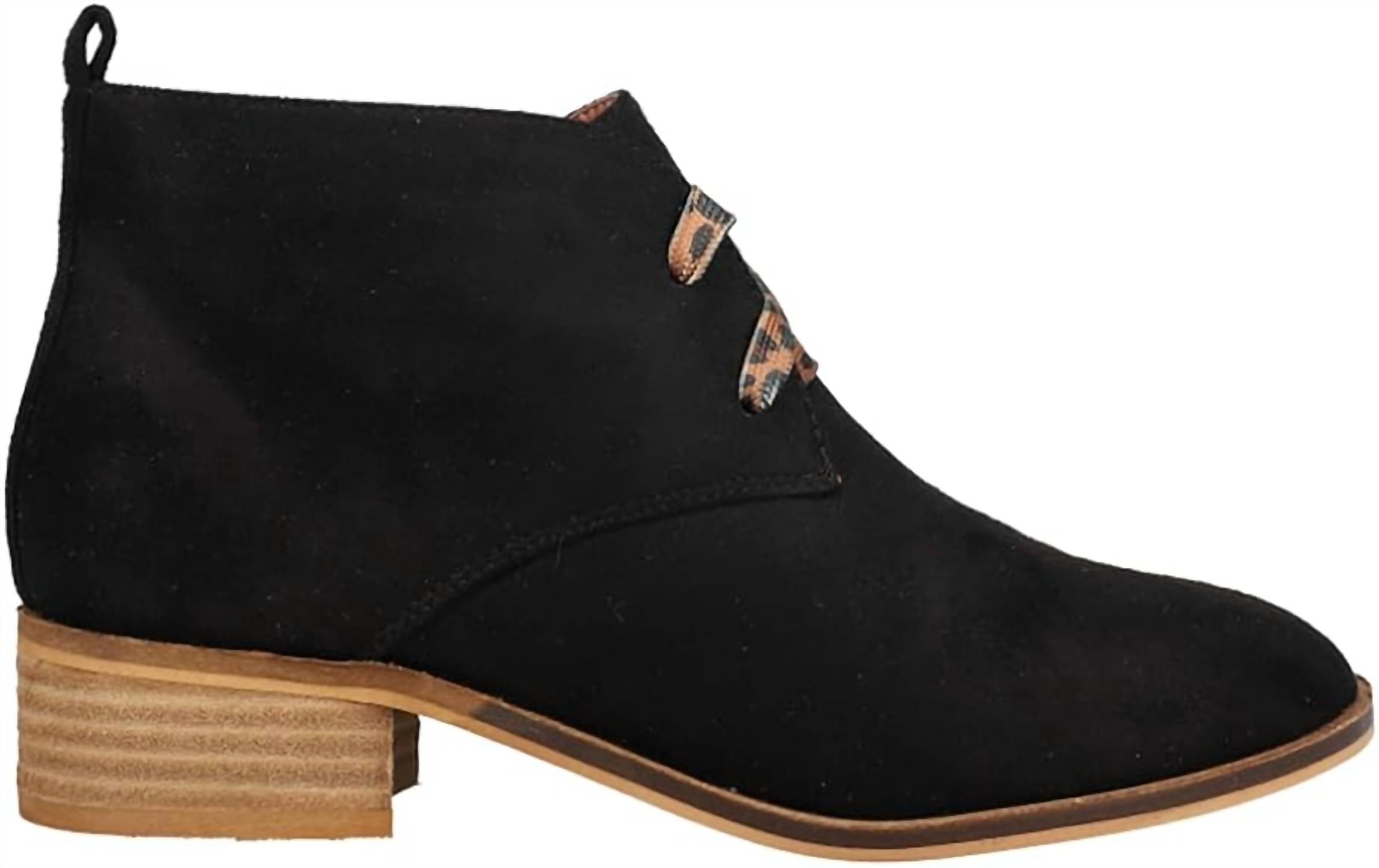 Женские ботинки-ботильоны на шнуровке в черном цвете Corkys Footwear — фото 2