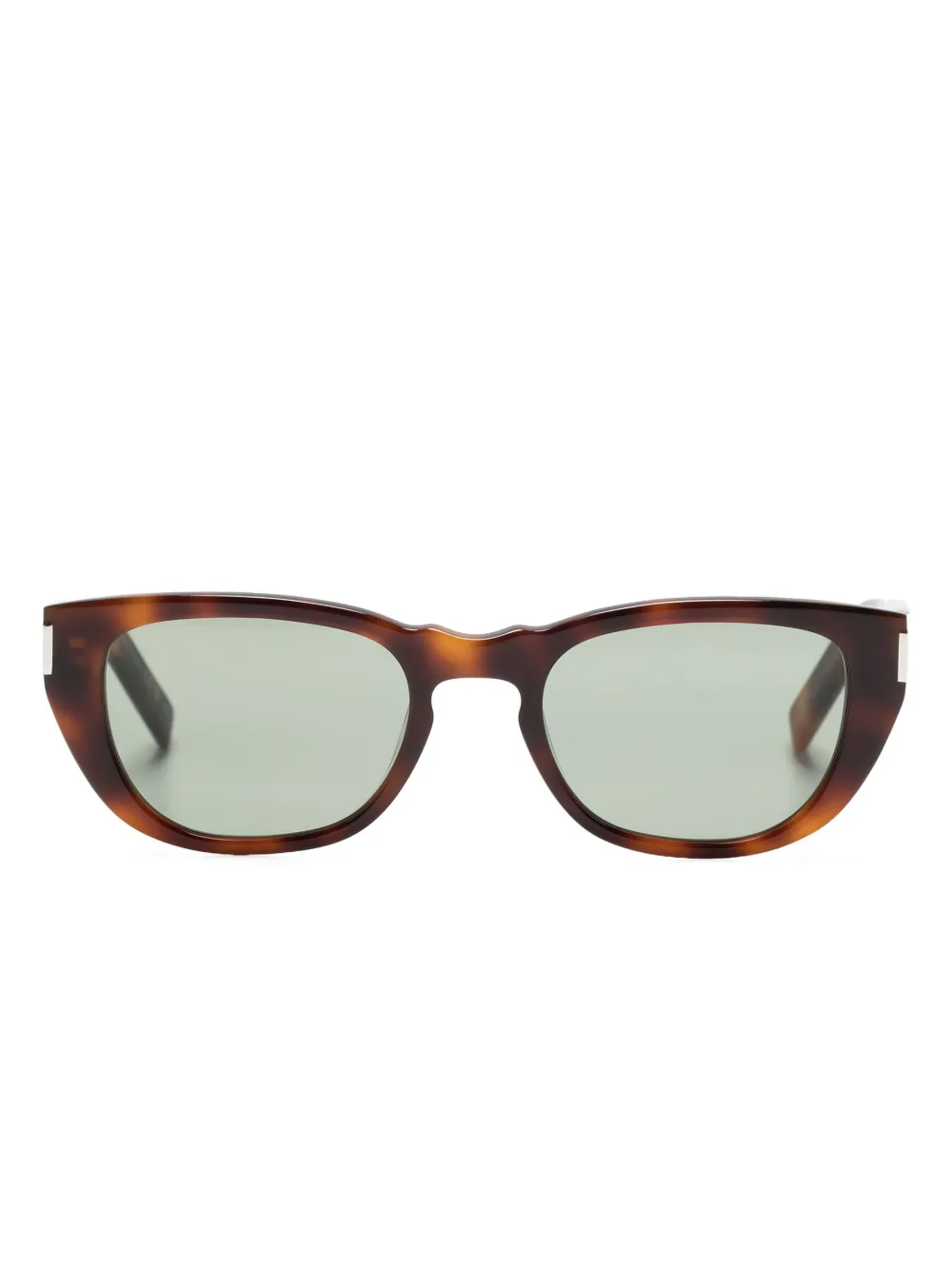 

Солнцезащитные очки в оправе 'кошачий глаз' Saint Laurent Eyewear, коричневый