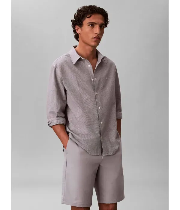 Шорты straight fit Calvin Klein, серый