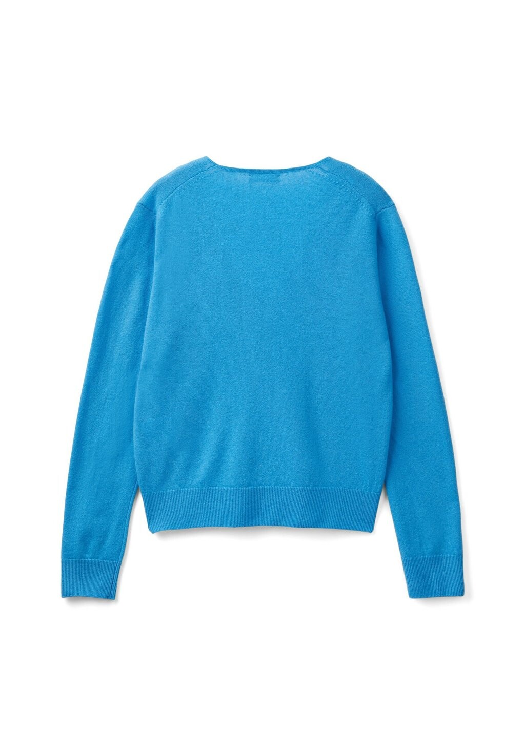 

Джемпер V-NECK IN PURE United Colors of Benetton, синий