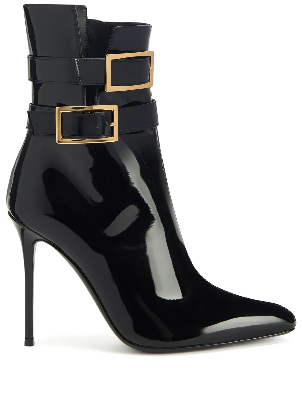 Лакированные ботильоны Pearlie 105 Giuseppe Zanotti, черный