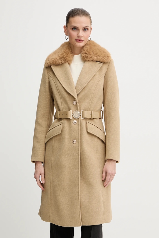 

Пальто NEW PATRICE из смесовой шерсти Guess, бежевый