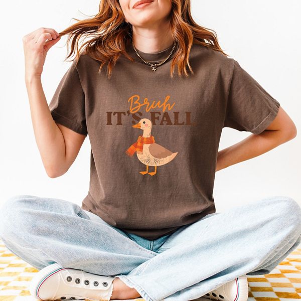 

Футболка Bruh it's fall goose - garment dyed Simply Sage Market, Espresso, Зеленый, Футболка Bruh it's fall goose - garment dyed Simply Sage Market, Espresso