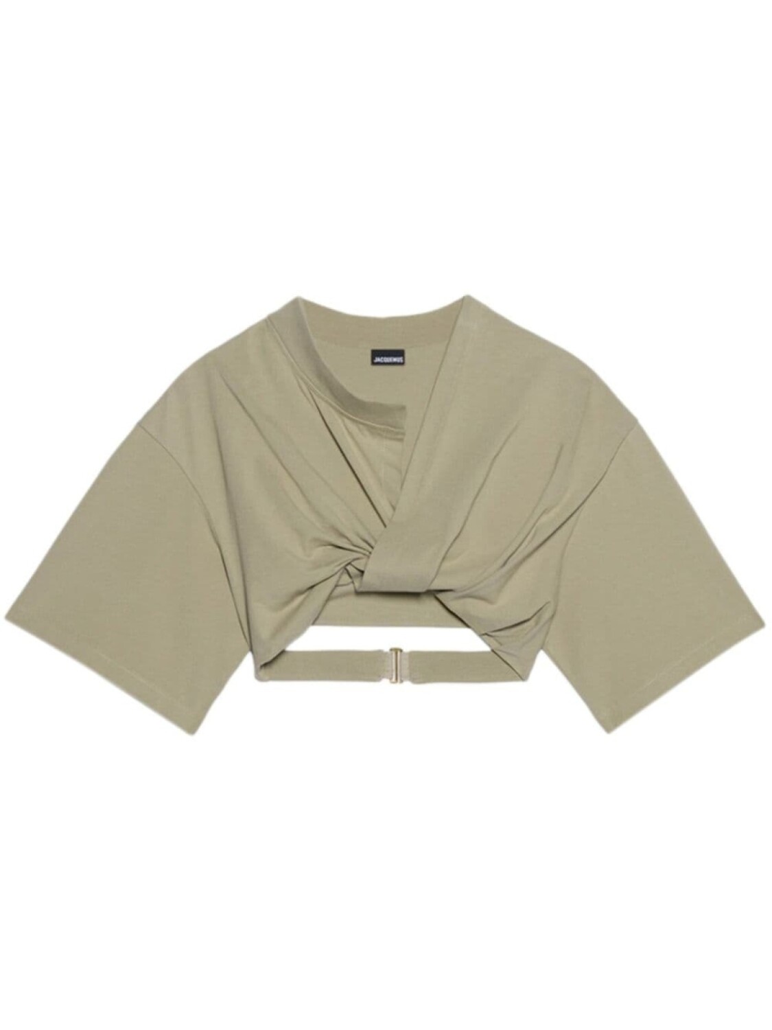 

Jacquemus укороченная футболка Le Bahia, зеленый