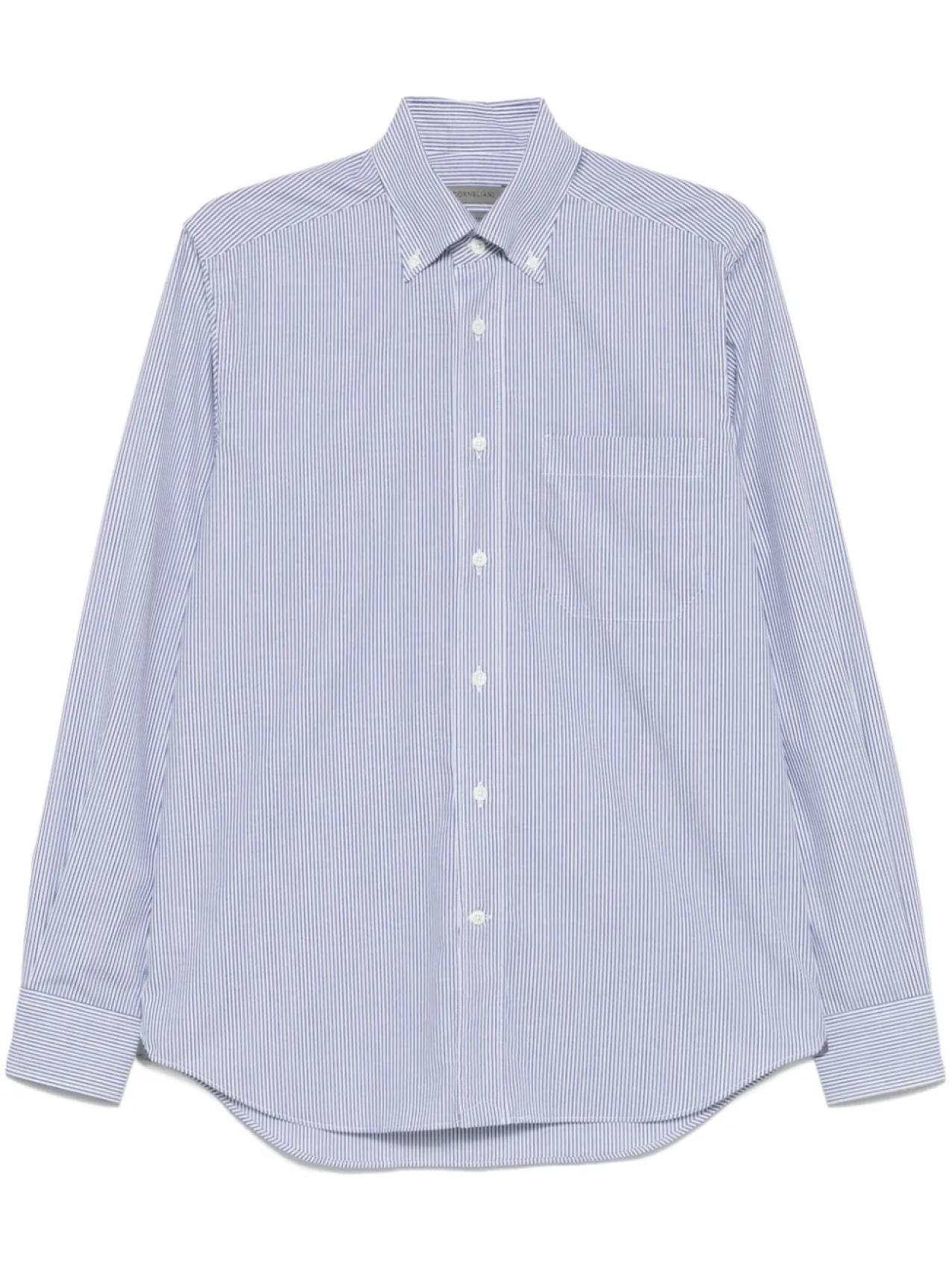 

Полосатая рубашка Corneliani, синий
