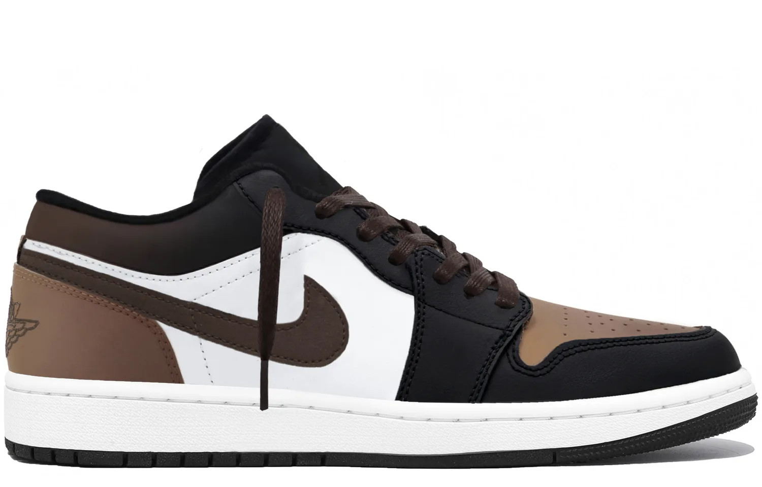 Кроссовки Air 1 Vintage низкие для мужчин Jordan, черный коричневый — фото 4