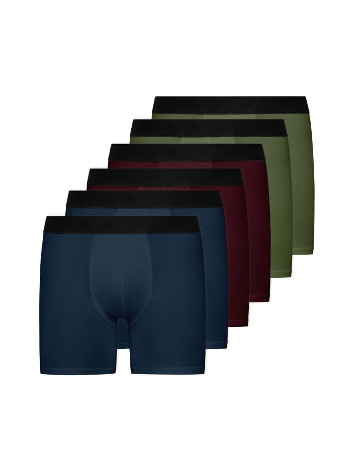 

Боксерские трусы SNOCKS, цвет mix (rot/olive/blau)