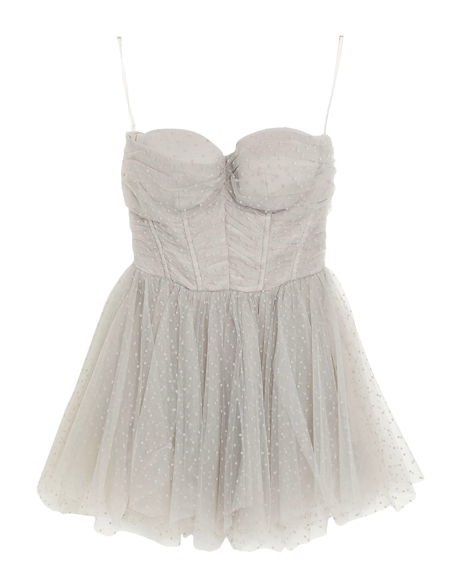 

Мини-платье Elisabetta Franchi, светло-серый