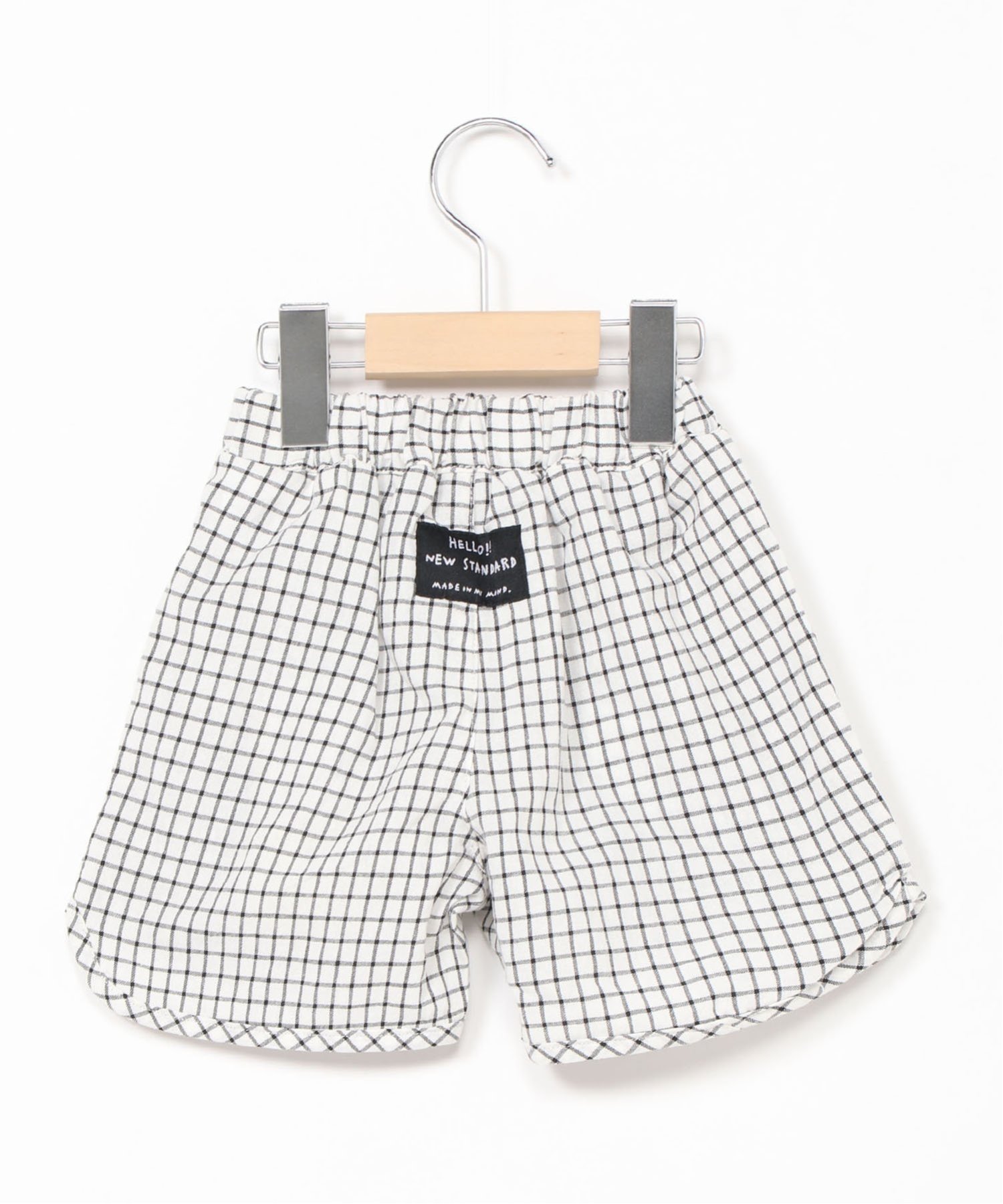 Брюки Checked Gala Shorts Si・Shu・Non, white — фото 4