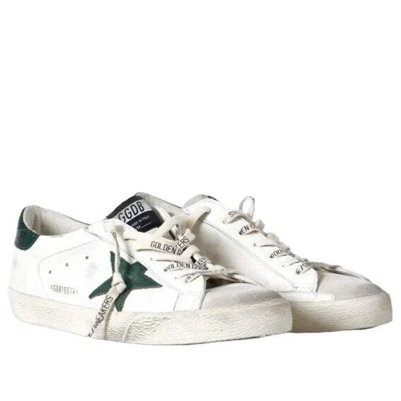 Кроссовки Golden Goose Super-Star 'White Green' GMF00101-F008113-10502, белый — фото 3