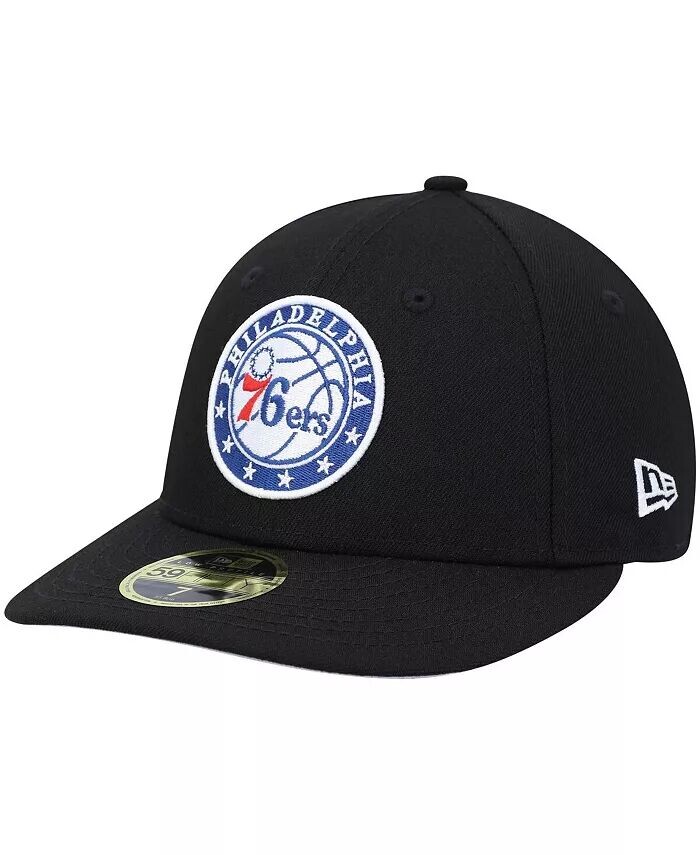 

Мужская черная приталенная шляпа Philadelphia 76ers Team Low Profile 59FIFTY New Era, черный
