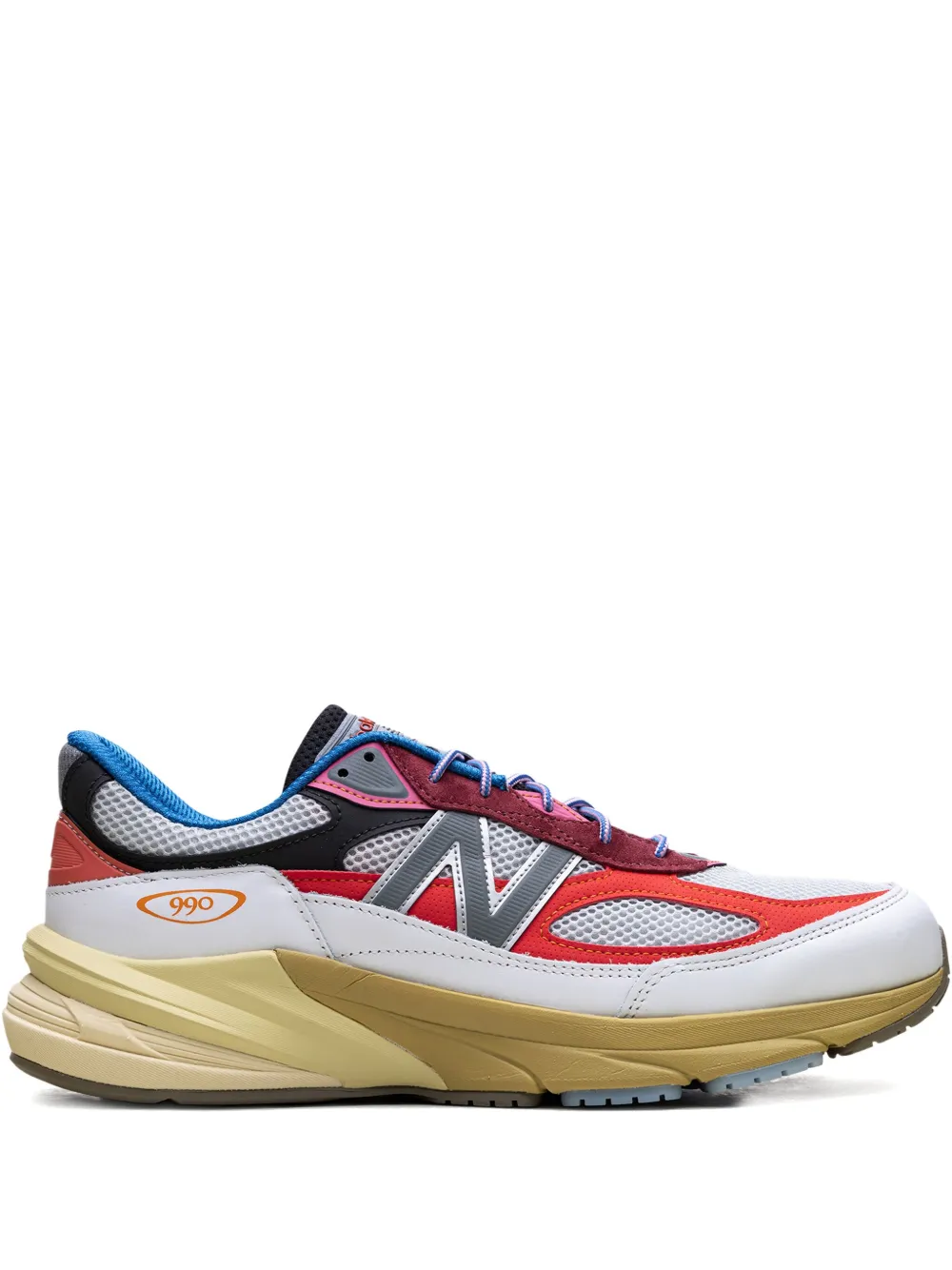 

Кроссовки 990 "Action Bronson- Hi/Pink/Royal Blue" NEW BALANCE, белый