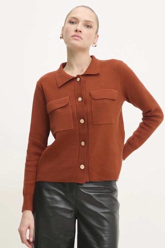 

Кардиган Answear.Lab, коричневый