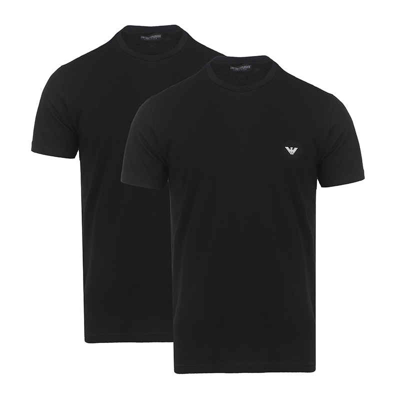 

EMPORIO ARMANI Футболка мужская, комплект из 2 шт., черный