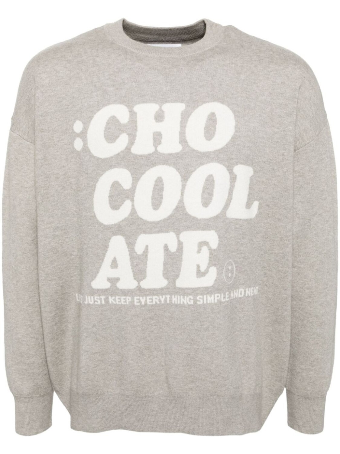 

Джемпер с логотипом CHOCOOLATE, серый