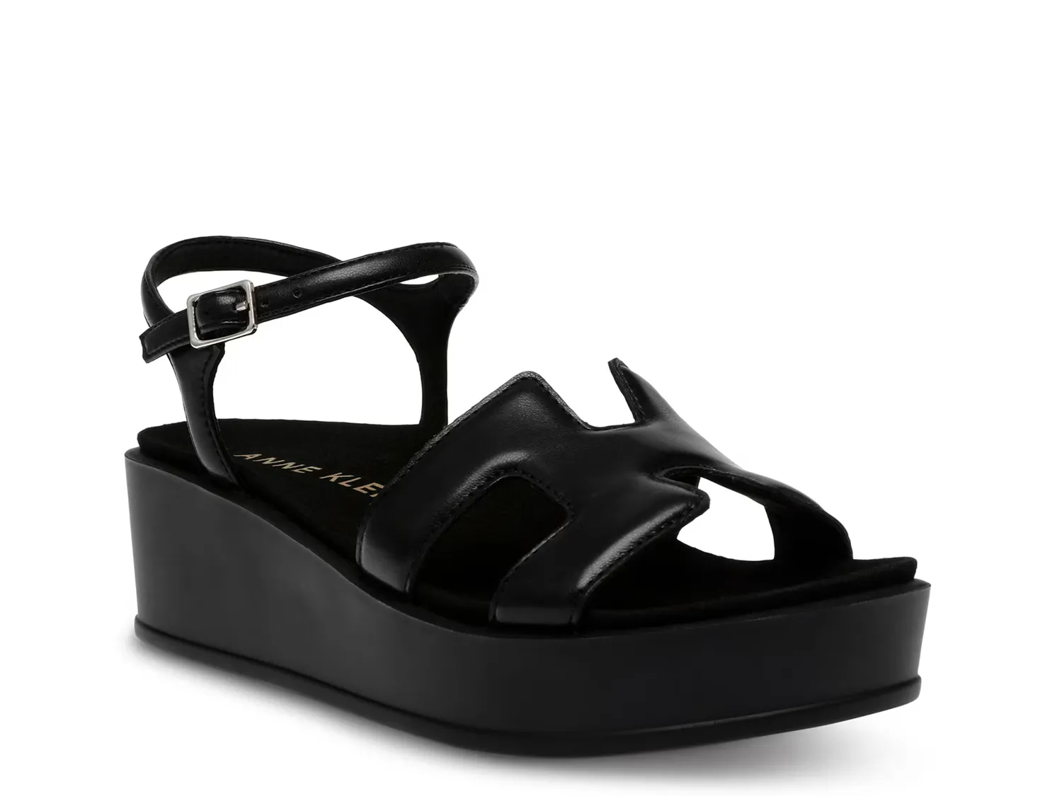 

Сандалии Virginia Wedge Sandal Anne Klein, черный