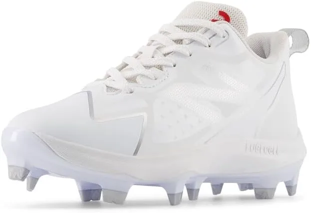 

Детские бейсбольные кроссовки New Balance Kids' FuelCell Romero Duo V2 с термопластичной подошвой TPU, белый/металлик