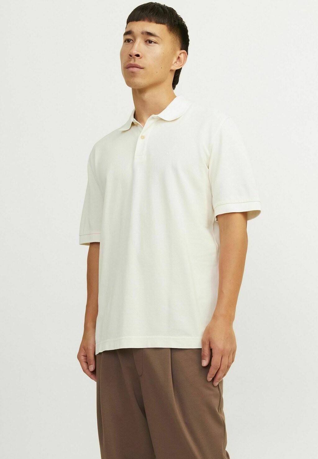 

Поло Einfarbig Jack & Jones, слоновая кость