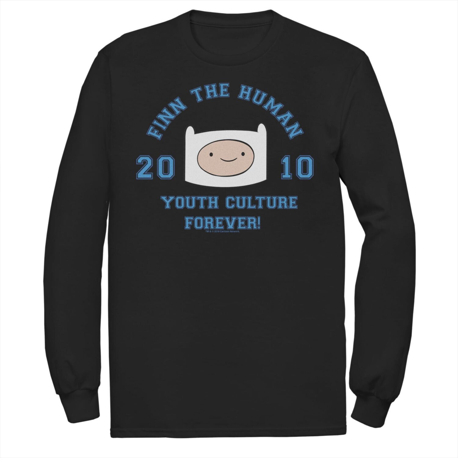 

Мужская футболка с длинными рукавами Finn The Human Youth Culture Forever Licensed Character