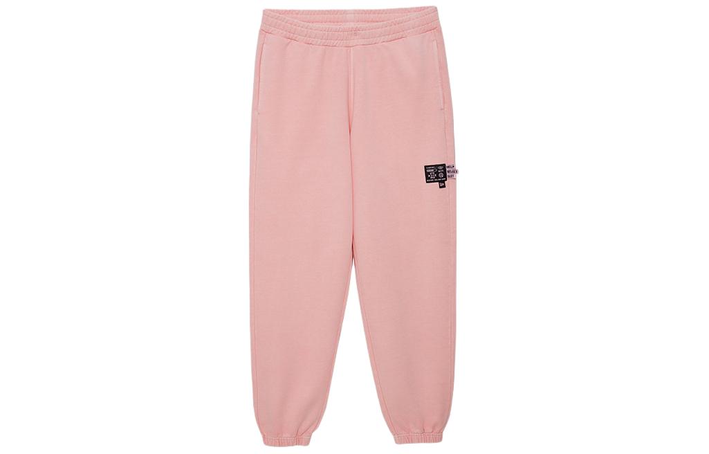 

New Era Повседневные брюки унисекс розовые