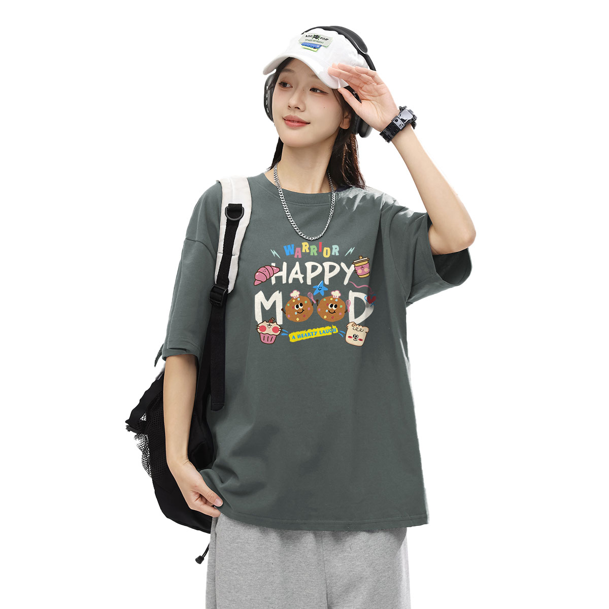 

Обычная футболка женская WARRIOR, серый