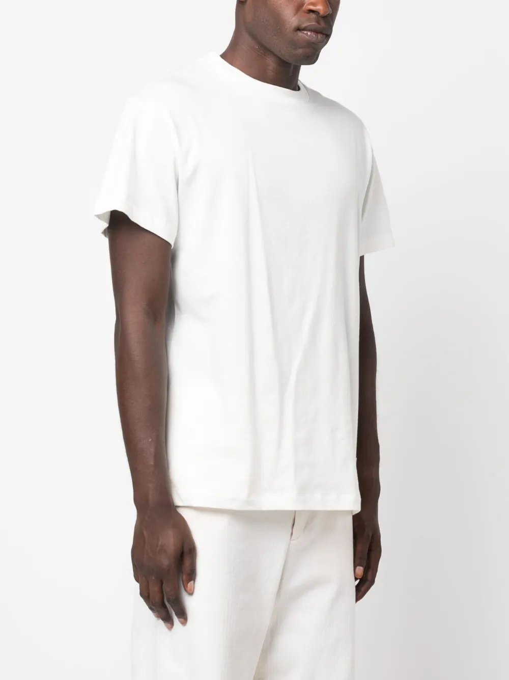 Комплект из трех футболок с логотипом JIL SANDER, белый — фото 3