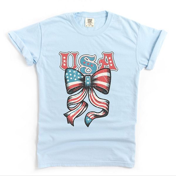 

Футболка Coquette USA с бантом в стиле гранж Simply Sage Market, Chambray, Зеленый, Футболка Coquette USA с бантом в стиле гранж Simply Sage Market, Chambray