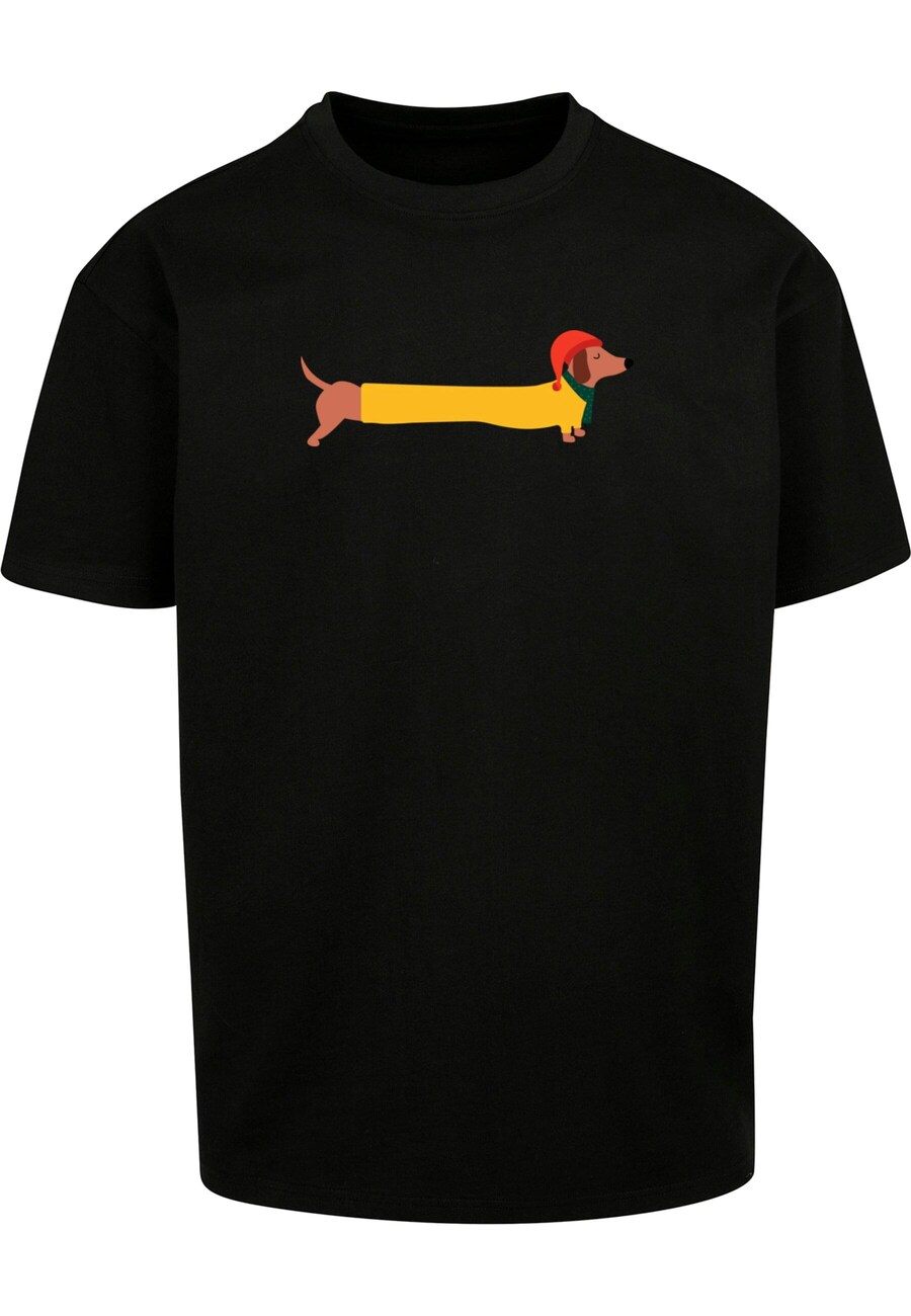 

Классическая футболка Merchcode Shirt Christmas Dog, черный