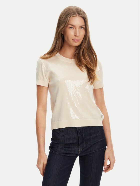 

Свитер regular fit W5YR21 Z3E70 Guess, экрю