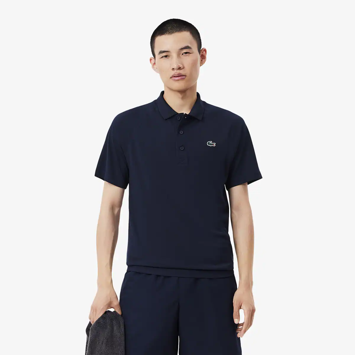 

Мужское поло Lacoste Sport, темно-синий