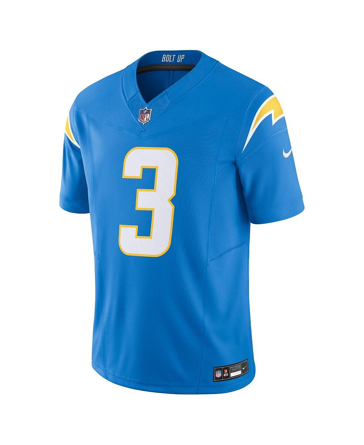 Мужские кроссовки Derwin James Jr. Powder Blue Los Angeles Chargers Vapor F.U.S.E. Ограниченный Джерси Nike — фото 4