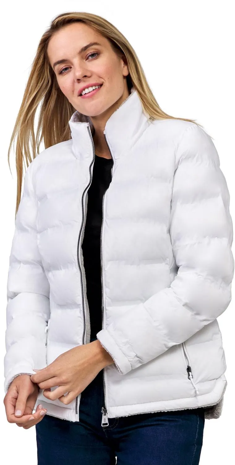 

Беcшовная двусторонняя утеплённая куртка Free Country, White/Sliver Chip