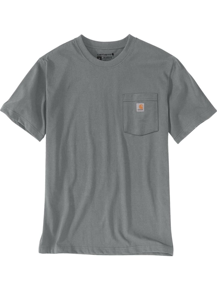 

CARHARTT Футболка "Irvine Relaxed 3D Logo T-Shirt" серого цвета, Серый, CARHARTT Футболка "Irvine Relaxed 3D Logo T-Shirt" серого цвета