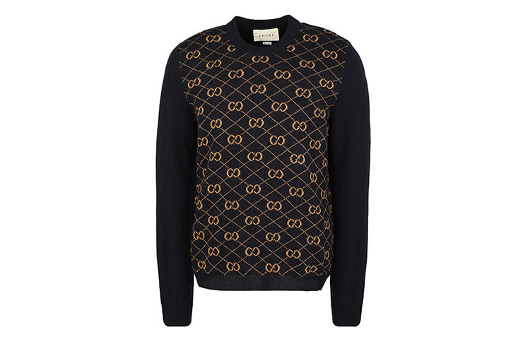 Свитер мужской Gucci темно-синий