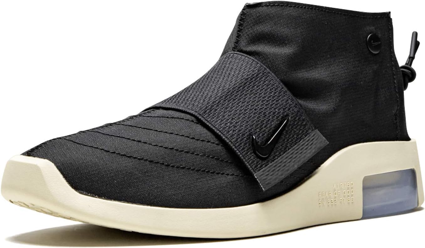Fear of God 1 Air Nike - Sail / Black, черный — фото 4