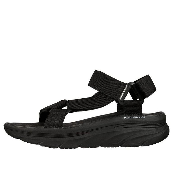 

Кроссовки d'lux walker sandal 'black' Skechers, черный