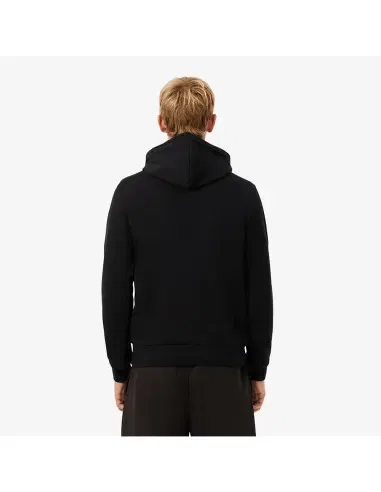 Свитшот из хлопка Lacoste, черный/лапония-синопль — фото 3