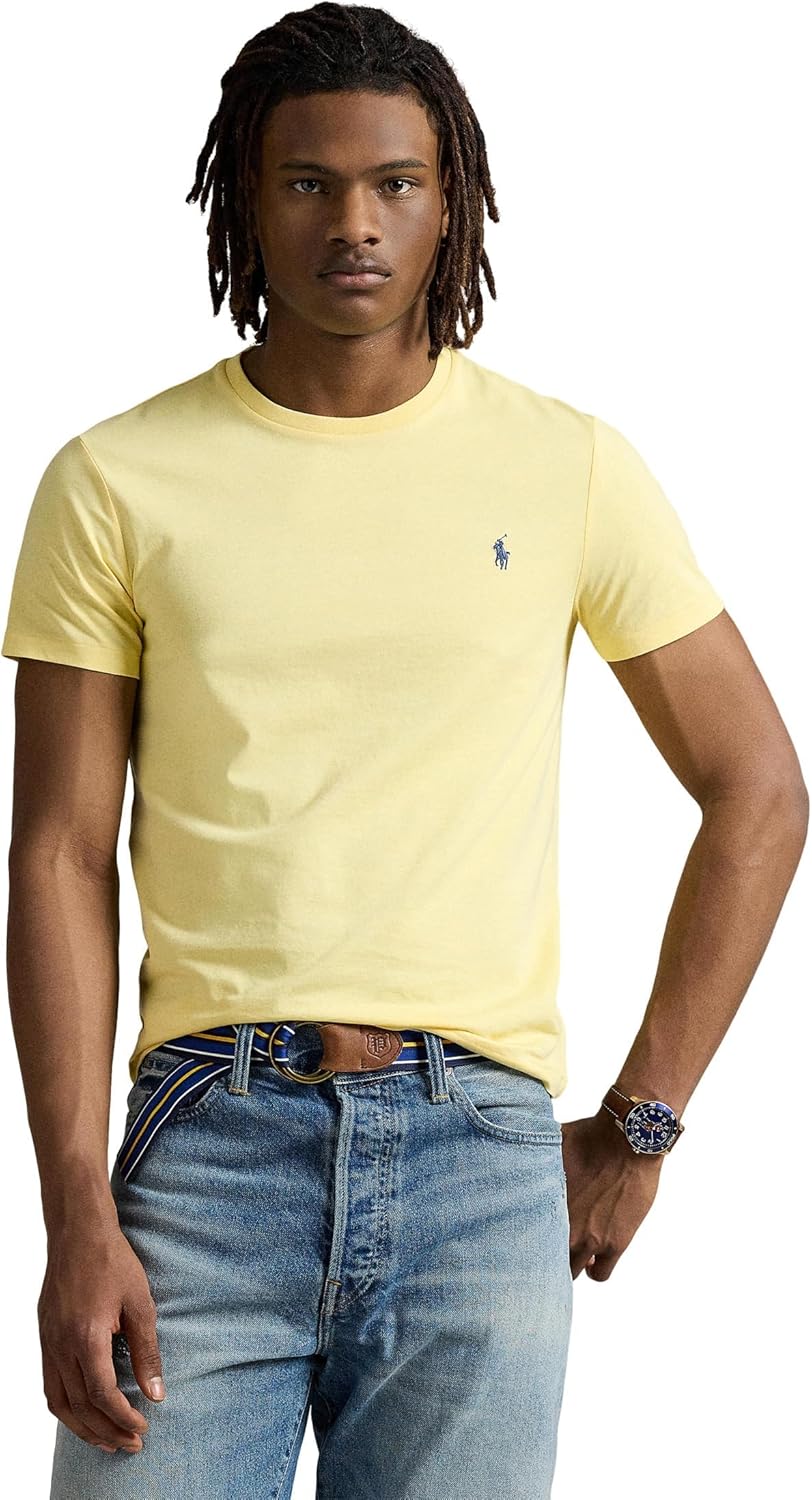 

Футболка POLO RALPH LAUREN Men's Keaton Sneaker, Wicket Yellow, Желтый, Футболка POLO RALPH LAUREN Men's Keaton Sneaker, Wicket Yellow