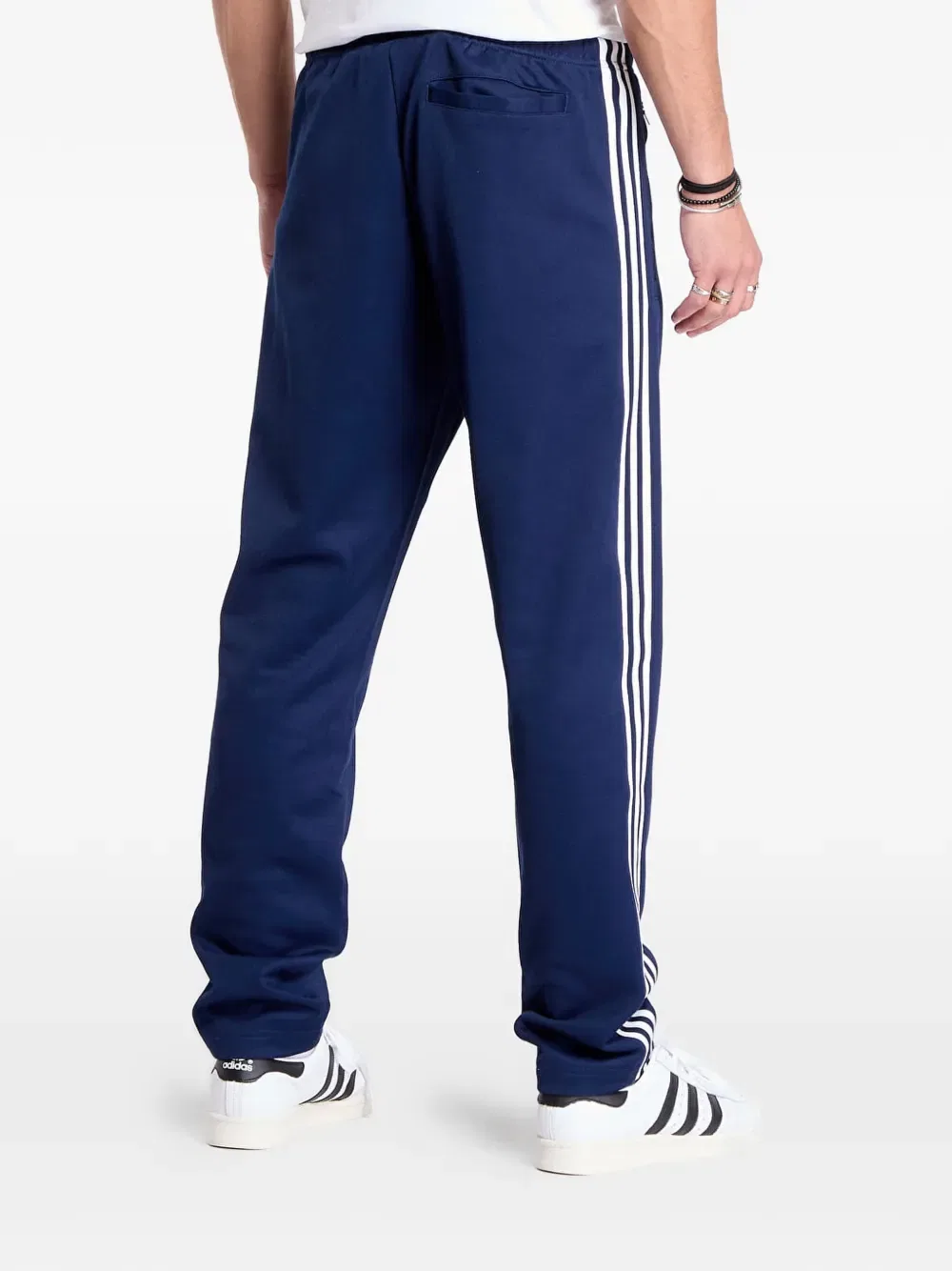 Спортивные брюки с боковыми полосами Adidas, синий — фото 3