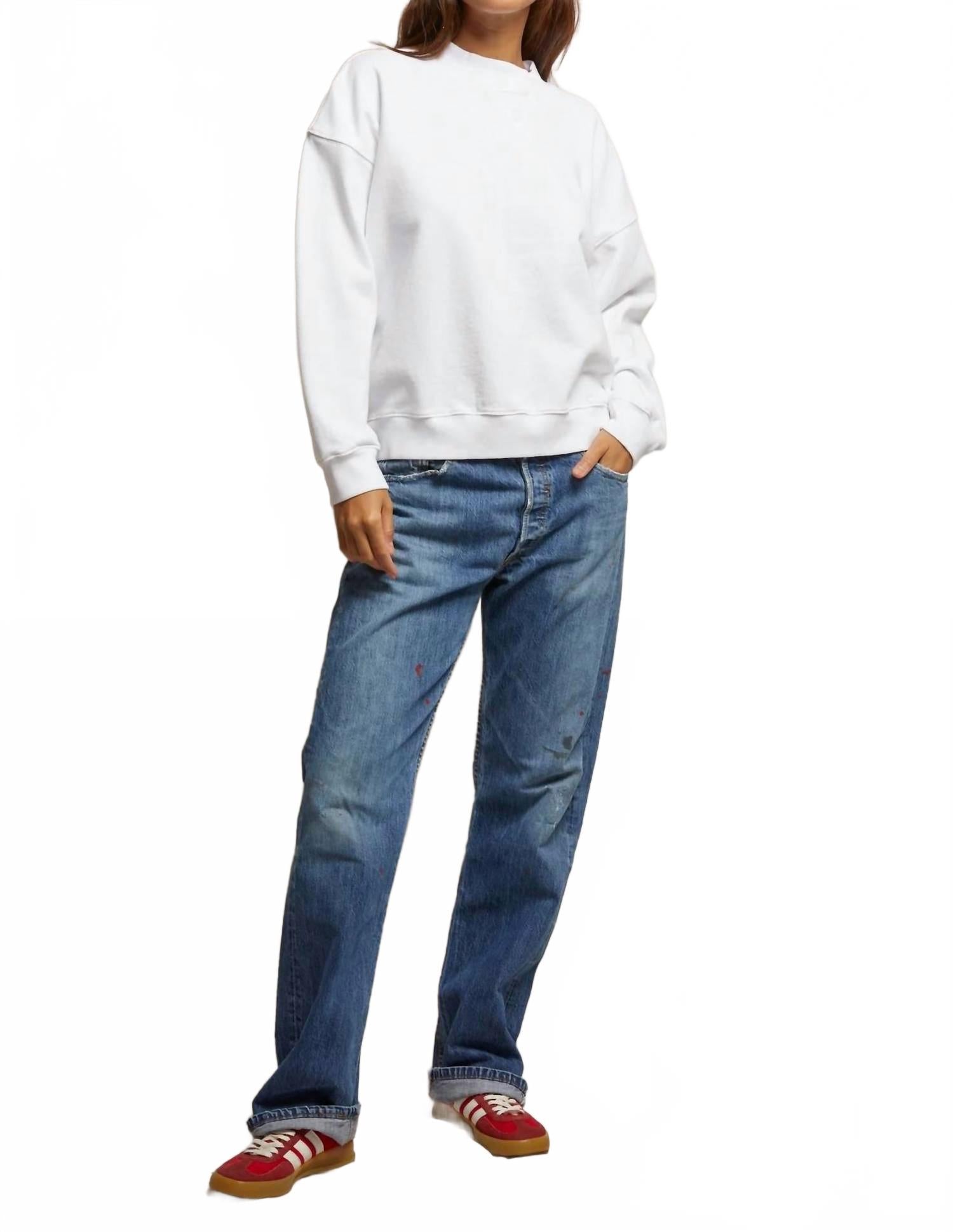 

PERFECTWHITETEE Белая толстовка Blake French Terry оверсайз